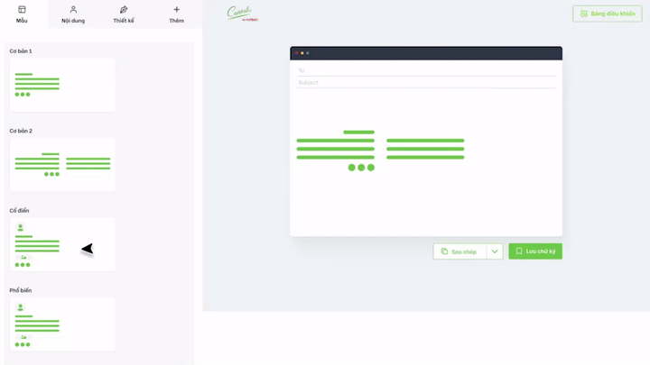 Tạo chữ ký Email