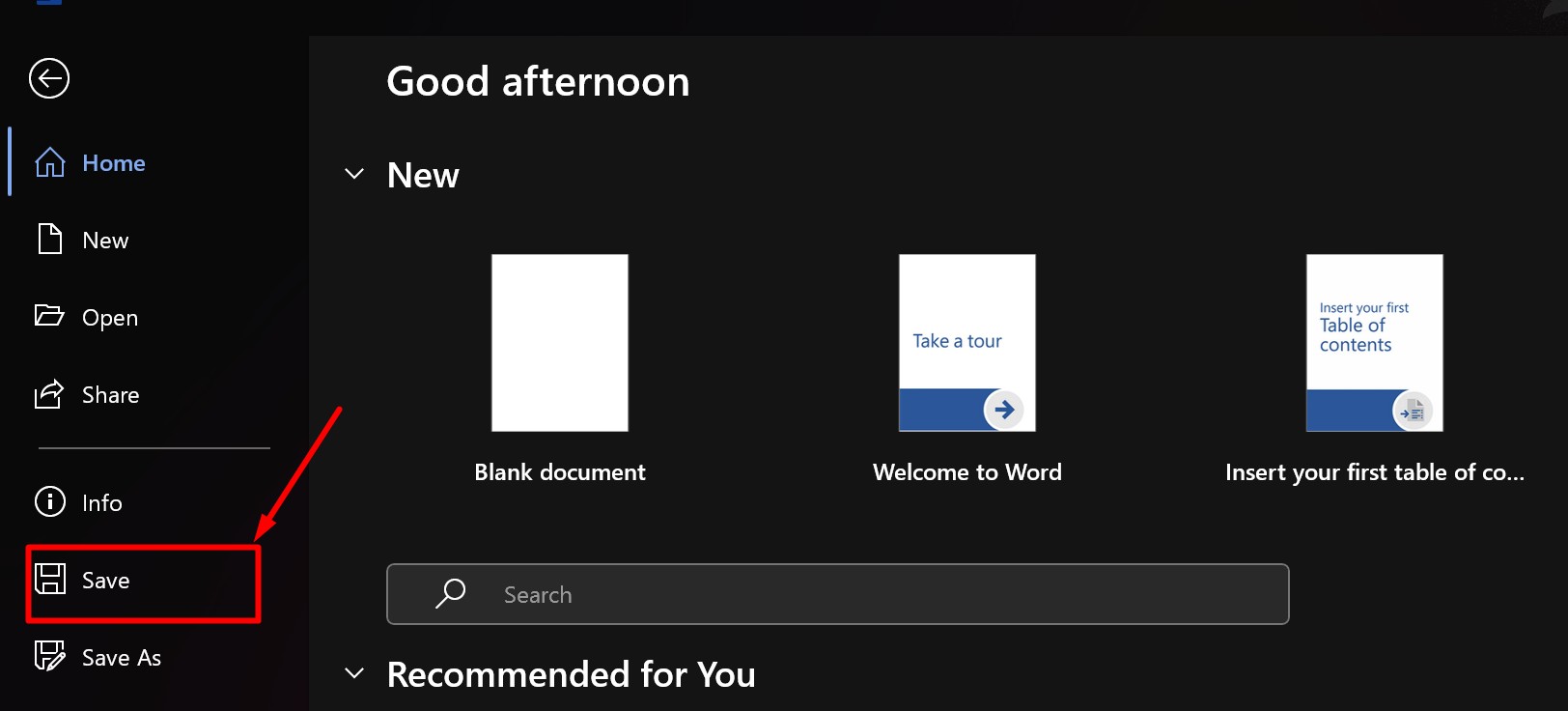 Cách lưu file CV trên Microsoft Word