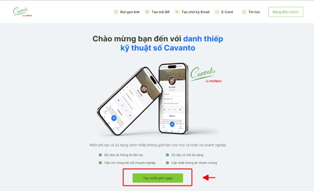 Sinh viên tạo e-card trên Canvato