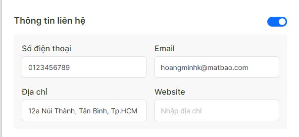 Tạo e card online miễn phí Canvato