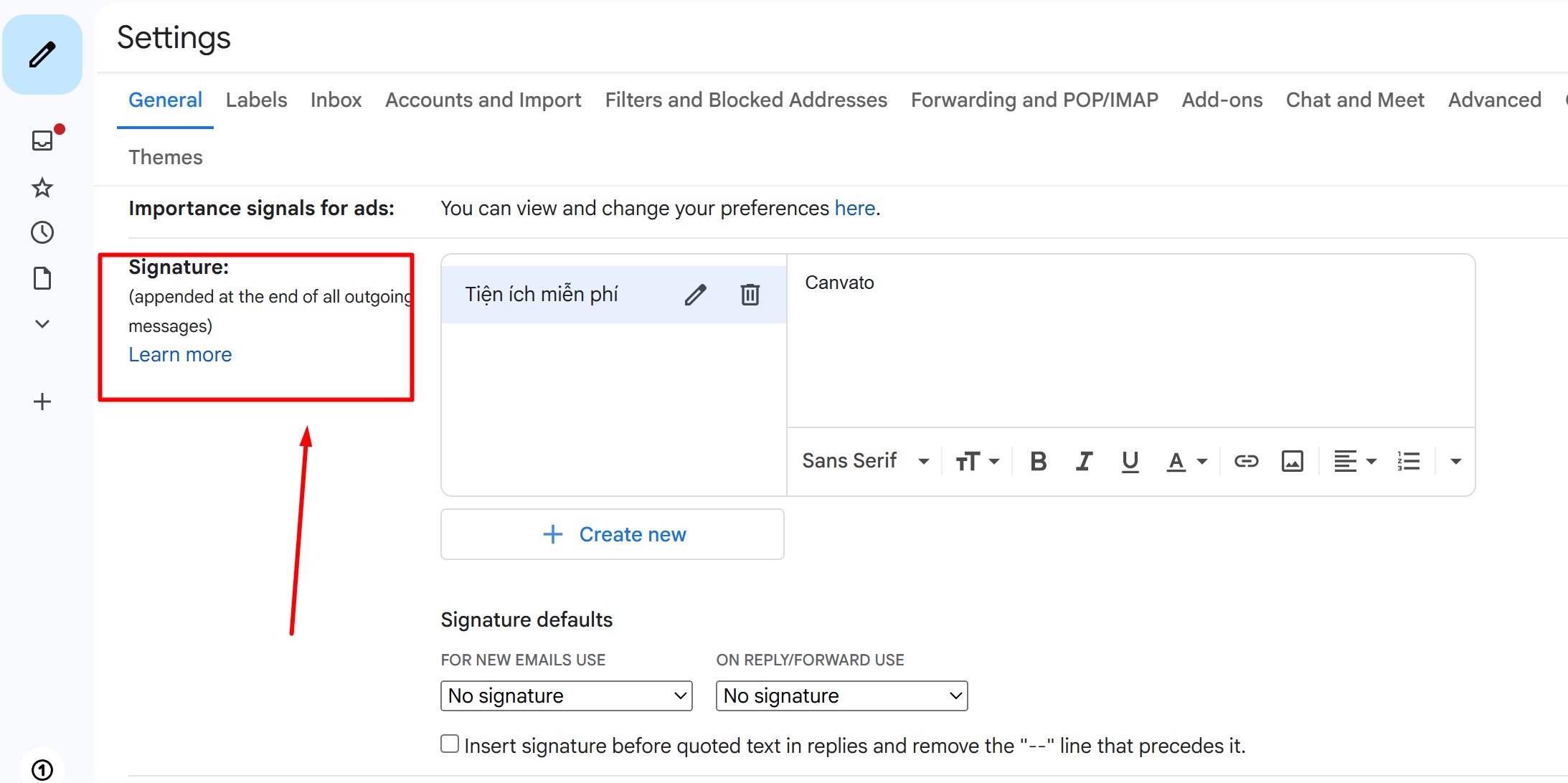 Cách bạn sử dụng Gmail để tạo chữ ký