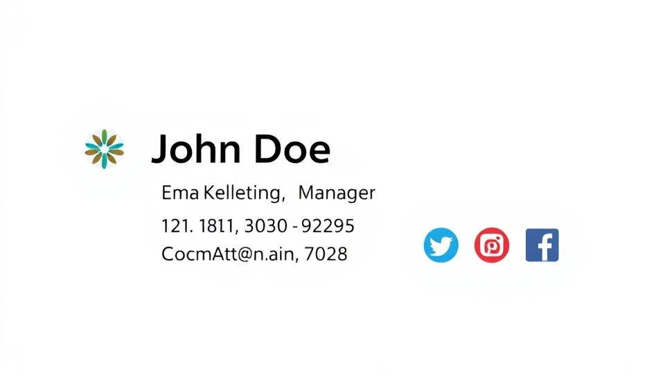 Cách tạo chữu ký email chuyên nghiệp, miễn phí
