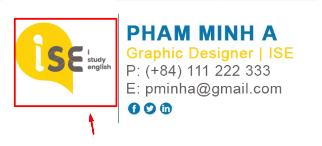 Mẫu chữ ký email ngành thiết kế