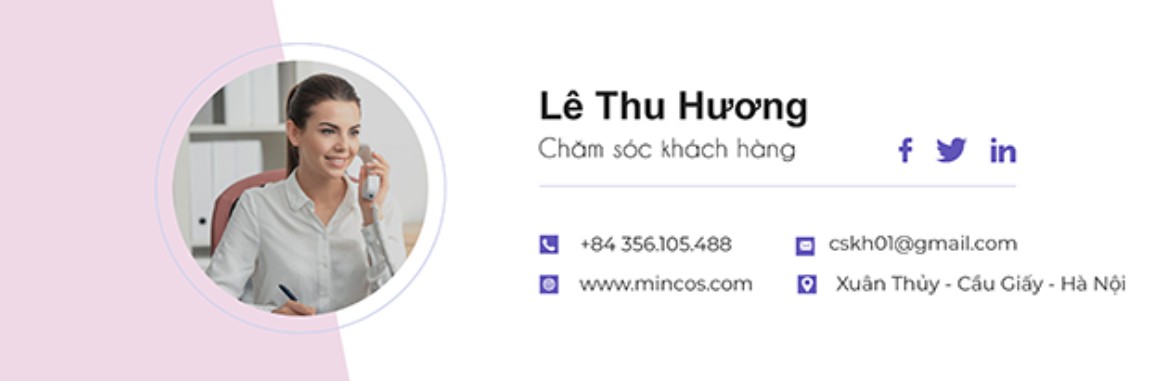 Mẫu chữ ký email ngành tư vấn