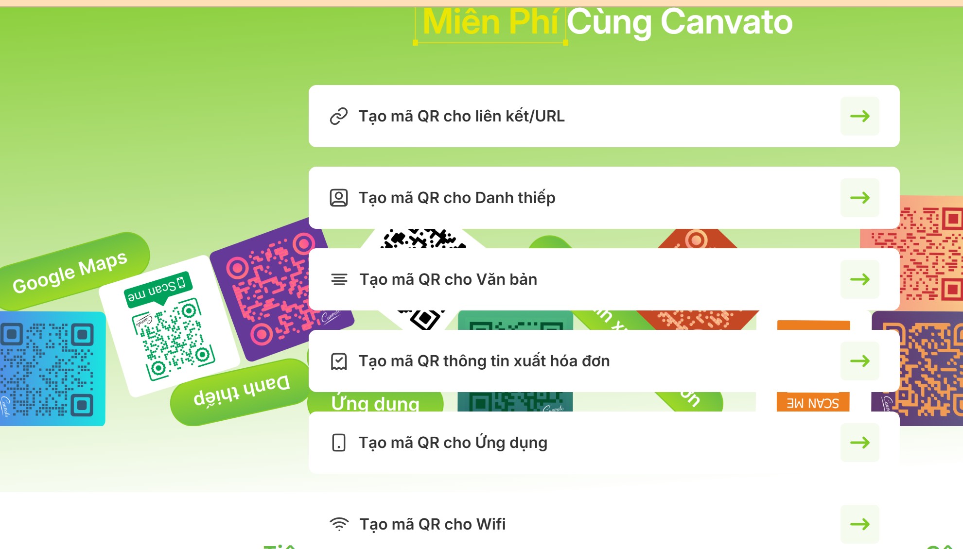 Hướng dẫn tạo mã QR cho Wifi trên Canvato