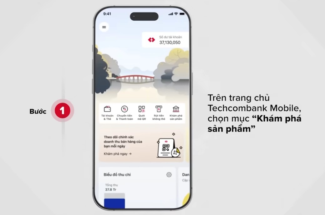 Hướng dẫn tạo mã QR ngân hàng Techcombank