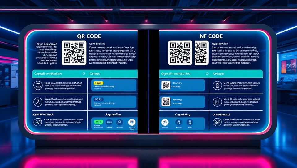 So sánh QR và NFC