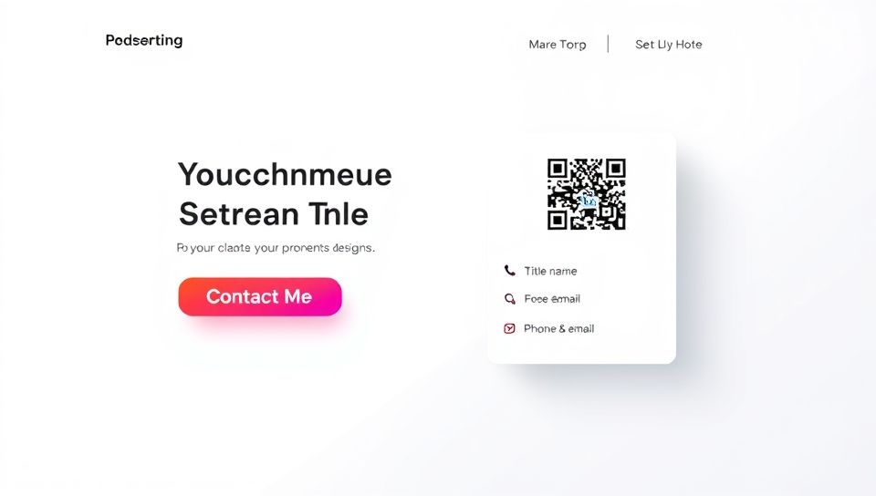 “Micro‑landing” trong danh thiếp điện tử