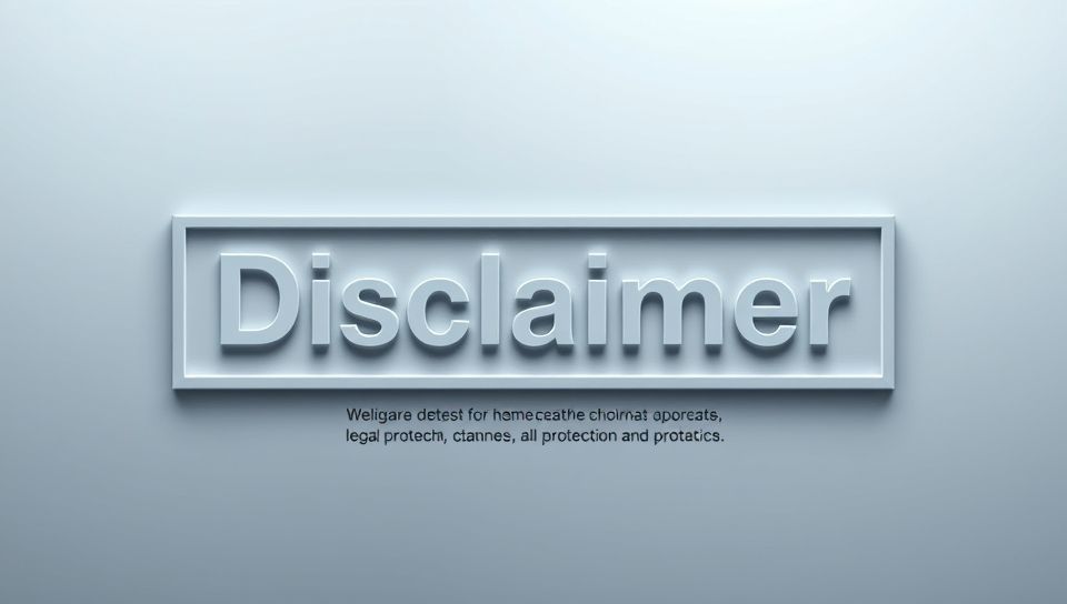 Disclaimer e-card