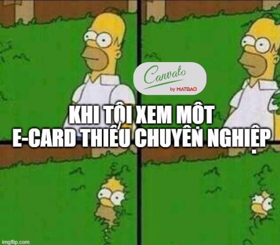 Tạo e-card thiếu chuyên nghiệp sẽ giảm mức độ hấp dẫn